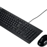 Kit Teclado Y Mouse Alambrico ASUS U2000 Keyboard+Mouse/Bk/Sp/Optico/USB/1.5M/1000Dpi/Negro