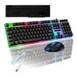 Kit Teclado Y Mouse Alambrico Gamer Xtech Xtk-540S/USB/Español/Rgb/Rosa