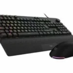 Kit Teclado Y Mouse Alambrico Balam Rush Br-936903 Squad Master Pro Ktm777, 12,800 Dpi, Anti-Ghosting, Español, Color Negro