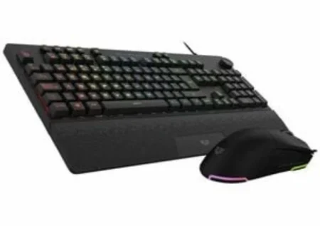 Kit Teclado Y Mouse Alambrico Balam Rush Br-936903 Squad Master Pro Ktm777, 12,800 Dpi, Anti-Ghosting, Español, Color Negro