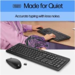 Combo Teclado Y Mouse Optico HP 235 Inalambrico 1600Ppp 1Yw