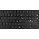KIT TECLADO 2.4GHZ BT RECARGABLE ZEBRARY- NEGRO