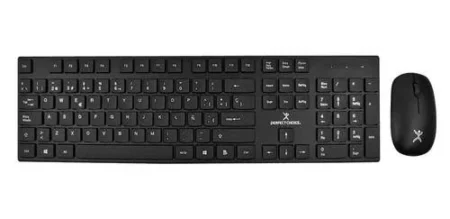KIT TECLADO 2.4GHZ BT RECARGABLE ZEBRARY- NEGRO