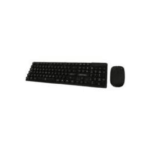 Kit Teclado Y Mouse Inalambrico Perfect Choice Pc-201052 Black Round/USB/1000 Dpi/Español/Color Negro