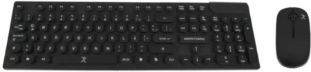 Kit Teclado Y Mouse Inalambrico Perfect Choice Pc-201052 Black Round/USB/1000 Dpi/Español/Color Negro