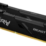 Memoria DDR5 32Gb 6400Mhz Kingston Kf564C32Bbe-32 Fury Beast (1X32Gb)/Negro/Cl32/Expo
