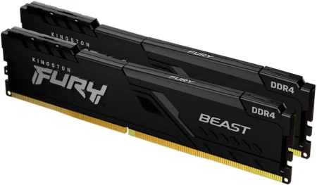 Memoria DDR5 32Gb 6400Mhz Kingston Kf564C32Bbe-32 Fury Beast (1X32Gb)/Negro/Cl32/Expo