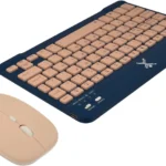 KIT TECLADO MOUSE COMPACTO BLUE TOOTH 2 EN 1 GENOVA  NEGRO