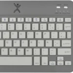 KIT TECLADO MOUSE COMPACTO BLUE TOOTH 2 EN 1 GENOVA  NEGRO