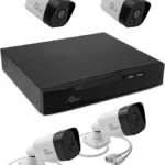 Qian Kit De Videovigilancia N08 Sco Duro 1Tb IP Bullet 5 Mp 30M Ir