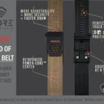 Universal Rugged Belt For Hip Holster.