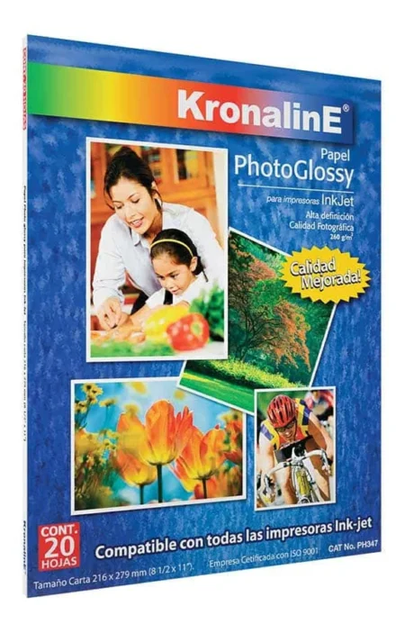 Premium Glossy Photo Paper20 S Heets Letter Size 8.5In X 11In