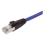 Cable 2.7M De Red Cat6A Negro Snagless PoE 100W RJ45