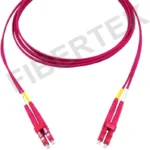 50M Om4 Lc To Lc Upc Multimode Fiber Cable - Ofnr