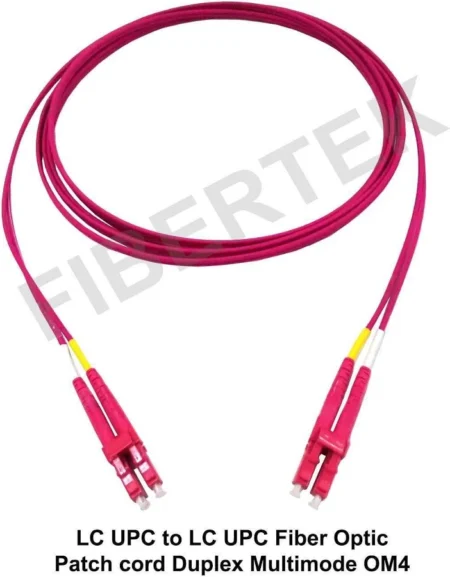 50M Om4 Lc To Lc Upc Multimode Fiber Cable – Ofnr