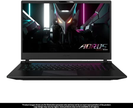 Laptop Aorus 17 9Kf 17.3″/Intel Core I5-12500H/8Gb RAM/512Gb SSD/RJ45/USB/HDMI/DP/1920X1080/Win 11 Pro/Negro/Aorus 17 9Kf-E3L
