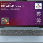 Lenovo Ideapad Slim 3, 15Abr8, 15.6",AMD Ryzen 5, 8 Gb, 512 Gb, W11H, Frost Blue
