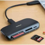 Lector De Memoria Sandisk Imagemate Pro Sddr-A631-Gngnn/SD/MicroSD Y Cf/USB-C/312Mbit/S/Negro