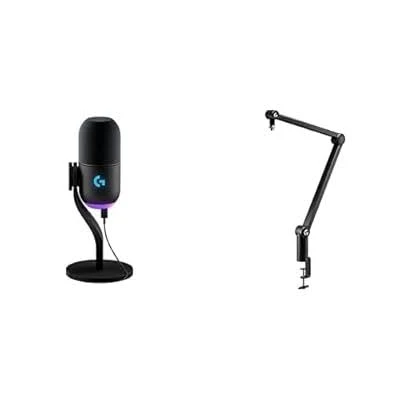 Logitech G Yeti Gx Black USB Microphone Supercardioid Capsule Bl