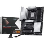 Mb MSI Pro X870E-P WiFi/Am5/DDR5/HDMI/Wi-Fi 7/8200Mts/M.2/Audio HD/ATX