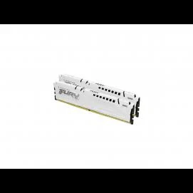 Memoria DDR5 64Gb 6000Mhz Kingston Fury Beast (2X32Gb)/Blanco/Cl36/Rgb/Dimm/Kf560C36Bweak2-64