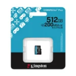 Kingston Memoria 512Gb Microsdx C Canvas Go Plus A2 U3 Sin Adp