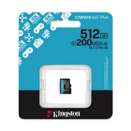 Kingston Memoria 512Gb Microsdx C Canvas Go Plus A2 U3 Sin Adp