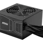 Fuente De Poder 850W MSI Mag A850Gn Pcie5/PCI 5.1/80 Plus Gold ATX/24-Pin ATX/120Mm/Negro
