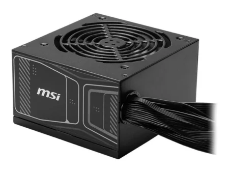 Fuente De Poder 850W MSI Mag A850Gn Pcie5/PCI 5.1/80 Plus Gold ATX/24-Pin ATX/120Mm/Negro