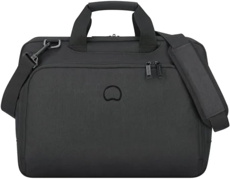 Delsey Maletin 15.6 Pulg Esplan Ade 2C Satchel Negro