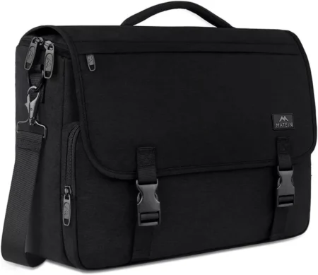 15.6 Inc Business Casual Slim Briefcase Black