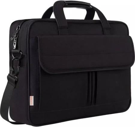 15.6In Business Casual Slim Briefcase Black