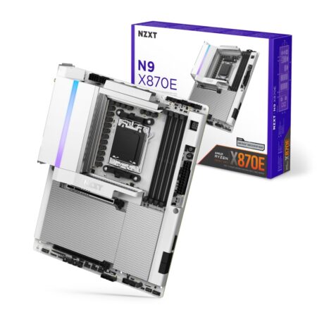 Mb Nzxt N9 X870E Rgb White Am5/DDR5//192Gb/WiFi 7/ATX/N9-X87Xt-W1