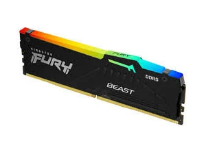 Memoria DDR5 32Gb 6400Mhz Kingston Kf564C32Bbea-32 Fury Beast (1X32Gb)/Negro/Cl32/Rgb/Expo