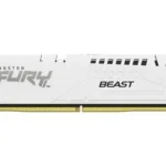 Memoria DDR5 32Gb 5200Mhz Kingston Fury Beast (2X16Gb)/Blanco/Cl32/Dimm/Kf552C40Bwk2-32