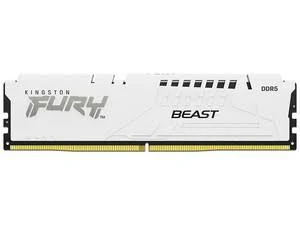 Memoria DDR5 32Gb 5200Mhz Kingston Fury Beast (1X32Gb)/Blanco/Cl40/ECC/Xmp/Dimm/Kf552C40Bw-32