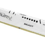 Memoria DDR5 32Gb 5200Mhz Kingston Fury Beast (1X32Gb)/Blanco/Cl40/ECC/Xmp/Dimm/Kf552C40Bw-32