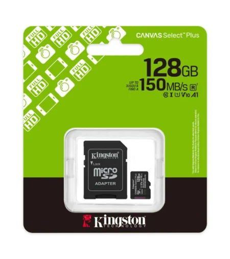 Micsdxc Memoria Kingston 128Gb Canvas Select Plus Gen3 150Rk W/O A