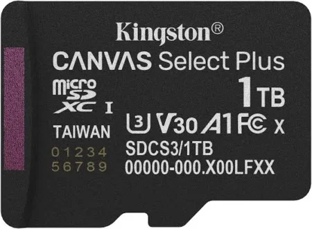 Micsdxc Memoria Kingston 1Tb Canvas Select Plus Gen3 150R W/O Ad