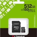 Micsdxc Memoria Kingston 512Gb Canvas Select Plus Gen3 150R W/Oadp