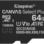 Micsdxc Memoria Kingston 256Gb Canvas Select Plus Gen3 150R W/O Ad