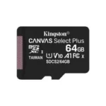 Kingston Memoria 64Gb Microsdxc Canvas Go Plus A2 U3 Sin Adp
