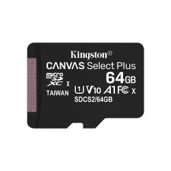Kingston Memoria 64Gb Microsdxc Canvas Go Plus A2 U3 Sin Adp