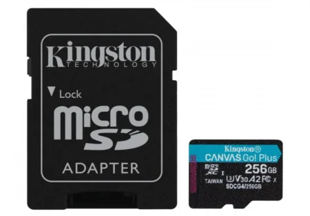 Kingston Memoria 256Gb Microsdx C Canvas Go Plus A2 U3 Sin Adp
