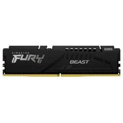 Memoria DDR5 16Gb 6400Mhz Kingston Kf564C32Bbe-16 Fury Beast (1X16Gb)/Negro/Cl32/Expo