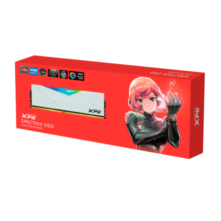 Xpg DDR4 Adata Spectrix D50 3600Mhz 16Gb Cl18 White Rgb Ax4U360