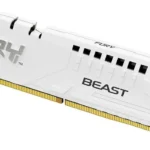 Memoria DDR5 16Gb 6000Mhz Kingston Fury Beast Expo (1X16Gb)/Blanco/Cl30/1.4V/Dimm/Kf560C30Bwe-16