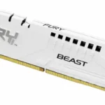 Memoria DDR5 16Gb 5200Mhz Kingston Fury Beast (1X16Gb)/Blanco/Cl40/Xmp/Kf552C40Bw-16