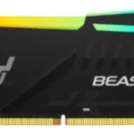 Memoria DDR5 16Gb 5600Mhz Kingston Kf556C36Bwe-16 Fury Beast (1X16Gb)/Blanco/Cl36/Xmp/Expo