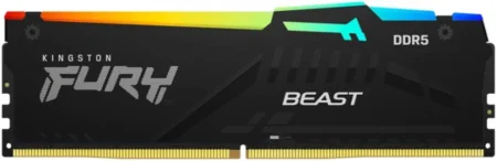 Memoria DDR5 16Gb 6000Mhz Kingston Fury Beast (1X16Gb)/Blanca/Cl36/Expo/Rgb/Non-ECC/Dimm/Kf560C36Bwe2A-16